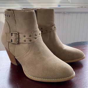 Maurices Rita Perforated & Studded Ankle Boots